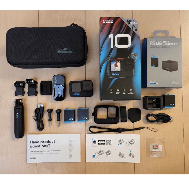 フルセット】Gopro HERO10 Black 純正アクセサリーセットなど - ビデオ