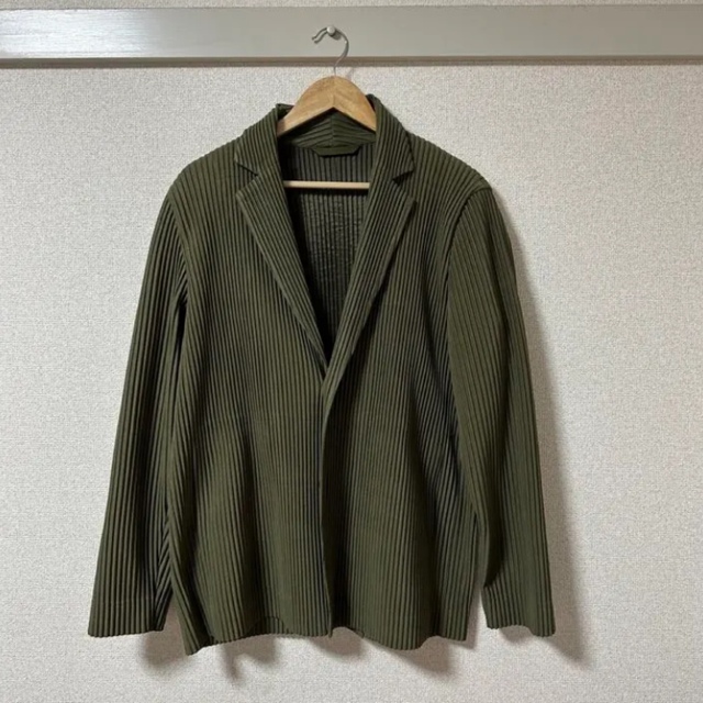 超美品 homme plisse issey miyake プリーツジャケット - テーラード