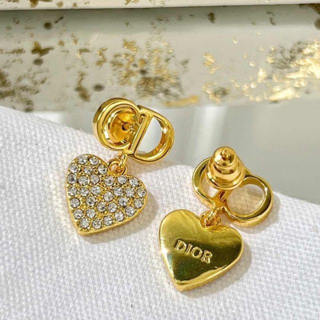 Dior CLAIR D LUNE ピアス ゴールド ハート - www.husnususlu.com