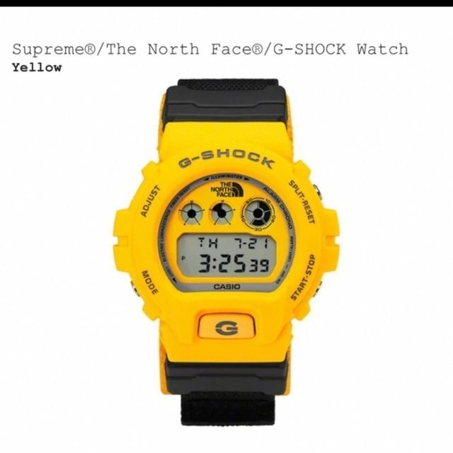 supreme the north face G-Shock yellowメンズ