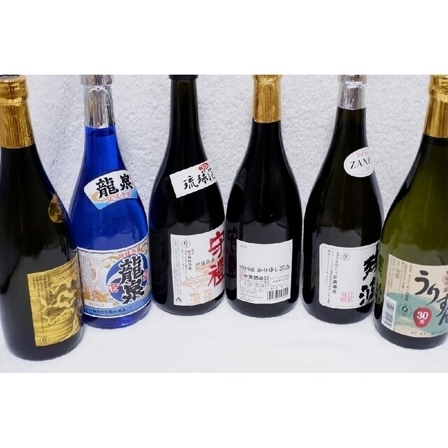 ☆沖縄応援☆泡盛30度「6銘酒飲み比べ北・中部編②」720ml（1本1170円） 食品/飲料/酒の酒(その他)の商品写真