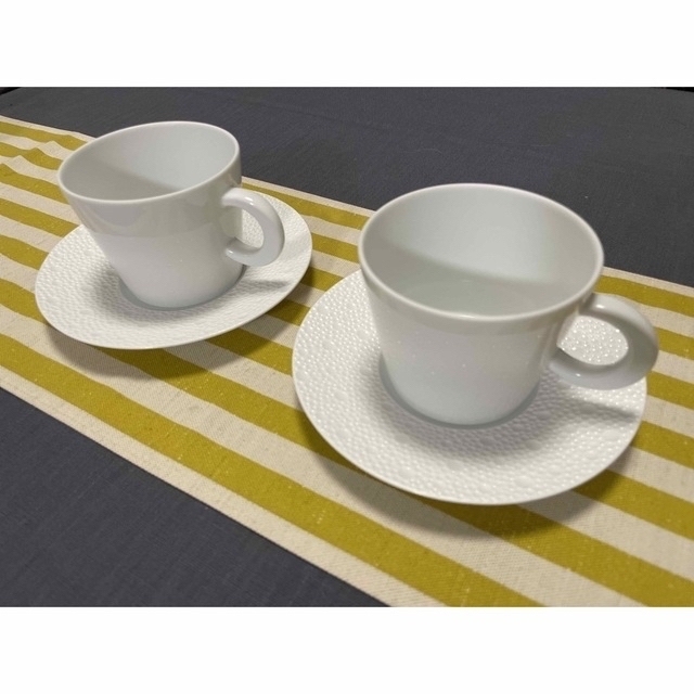 BERNARDAUD ECUME ベルナルド　エキュム　カップ＆ソーサ― 2客