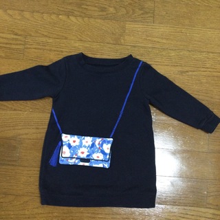 グラニフ(Design Tshirts Store graniph)のチュッニック　トレーナー　サイズ90(Tシャツ/カットソー)