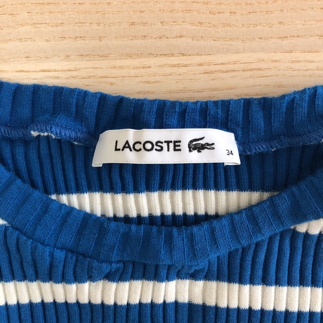 LACOSTE(ラコステ)のラコステ　コットンリブニット レディースのトップス(ニット/セーター)の商品写真