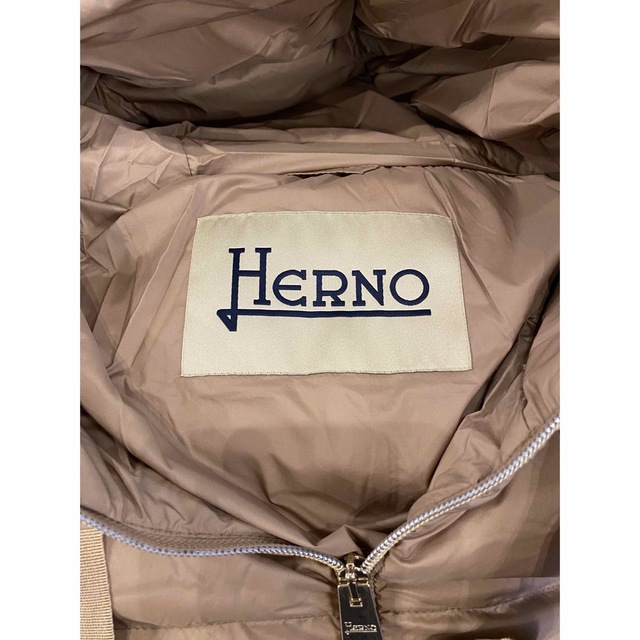ダウンジャケット 新品未使用 HERNO ヘルノ PI1128D ウール切替 ダウン 