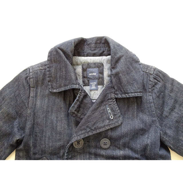 babyGAP(ベビーギャップ)のbaby Gap★ベビーギャップ★ジャケット★中綿★デニム★95 キッズ/ベビー/マタニティのキッズ服男の子用(90cm~)(ジャケット/上着)の商品写真