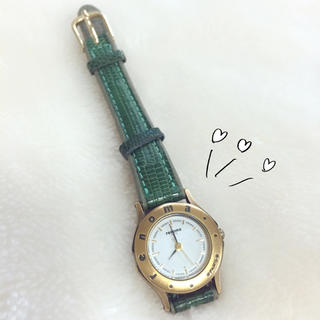 レノマ(RENOMA)の【renoma】グリーンベルト腕時計(腕時計)