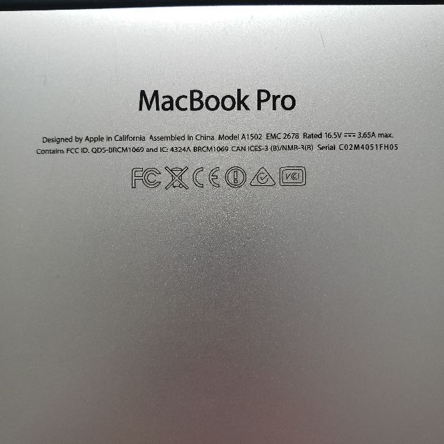 Apple(アップル)のMacBook Pro Late 2013 16GB SSD1TB PO-3 スマホ/家電/カメラのPC/タブレット(ノートPC)の商品写真