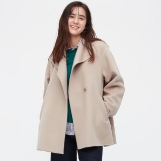 ユニクロ(UNIQLO)のUNIQLO ダブルフェイスショートコート(その他)