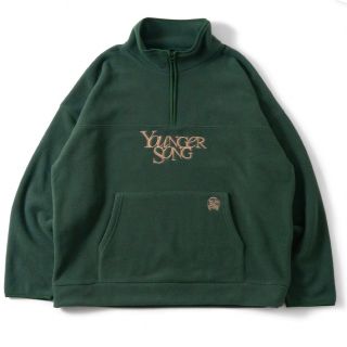 younger song fleece anorak green color(スウェット)