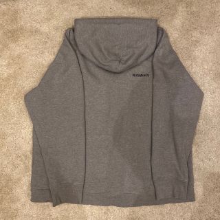 VETEMENTS Logo Hoodie gray Sサイズ