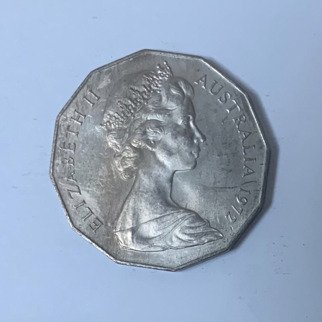 海外古銭 オーストラリア 50セント硬貨 - 旧貨幣