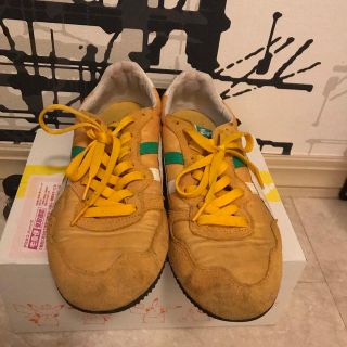 オニツカタイガー(Onitsuka Tiger)のオニツカタイガー スニーカー イエロー 26.5cm ジャンク品(スニーカー)