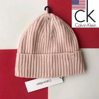 レア【新品】カルバンクライン USA 帽子 ポンポン ニット帽 ベビー