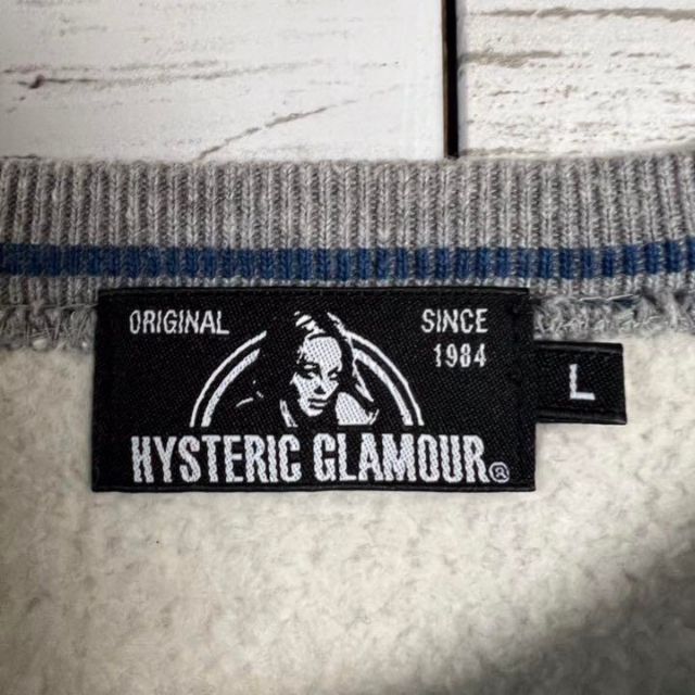 HYSTERIC GLAMOUR(ヒステリックグラマー)の【超希少デザイン】ヒステリックグラマー ヒスガール ロゴ満載 スウェット 即完売 メンズのトップス(スウェット)の商品写真