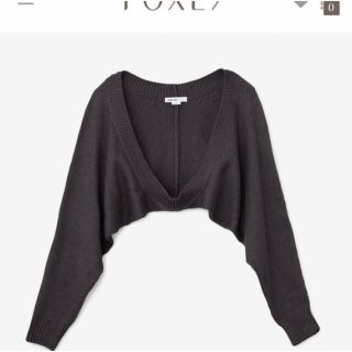 フォクシー(FOXEY)のオンライン現行完売品✨カシミヤ混ショートカーディガン 黒 美品˚✧₊⁎⁺˳✧(カーディガン)