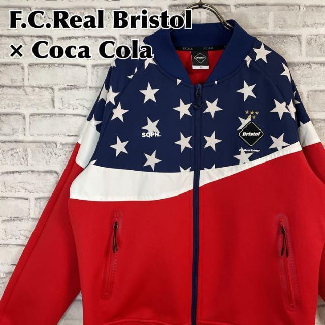 F.C.R.B. × COCA COLA コラボジャケット フルジップジャージ