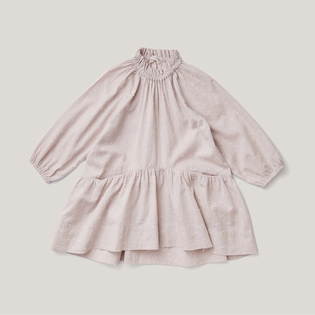 SOOR PLOOM(ソーアプルーム)のsoor ploom Edith Dress, Swiss Dot, Cloud キッズ/ベビー/マタニティのキッズ服女の子用(90cm~)(ワンピース)の商品写真