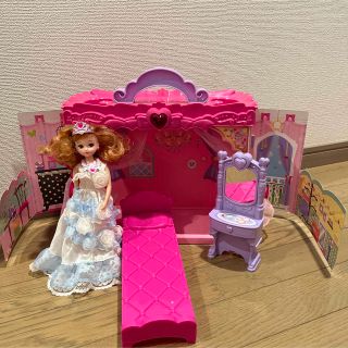 タカラトミー(Takara Tomy)のファンタジーリカちゃん  おひめさまのおへや  プリンセスセット  人形付き(キャラクターグッズ)