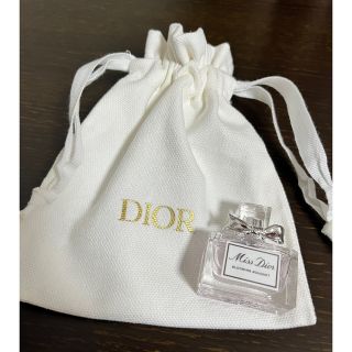 クリスチャンディオール(Christian Dior)のミスディオール ブルーミングブーケ 5ml 巾着セット(香水(女性用))