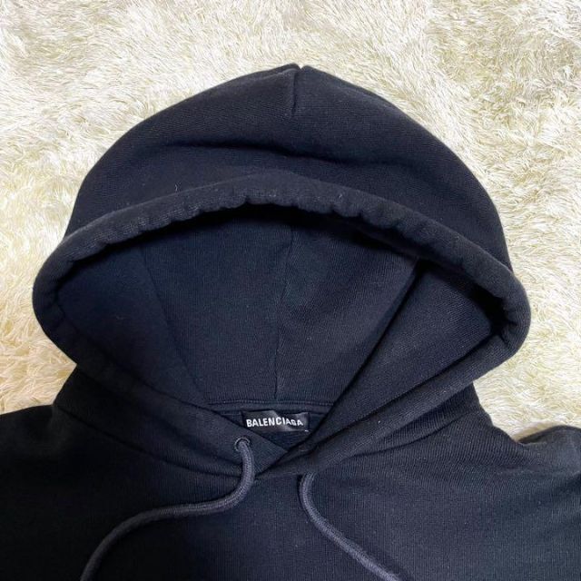送料無料 美品✨バレンシアガ 19SS プルオーバー BBロゴ フェザーロゴ