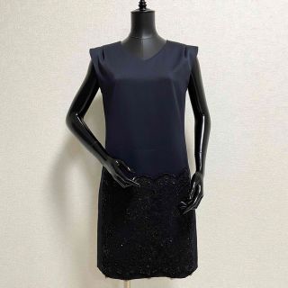 フリッカ(FLICKA)のフリッカ THE DRESS BY FLICKA レースドッキングワンピース(ミディアムドレス)