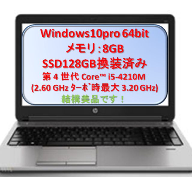 HP ProBook 650G1 Core i5 SSD128GB