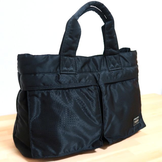 美品 PORTER タンカー 黒 トートバッグ 小 ナイロン ツイル 吉田カバン 1