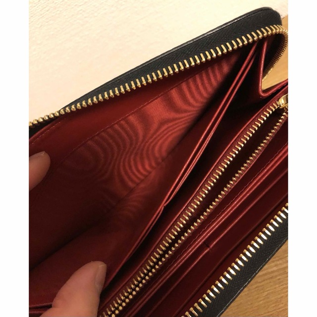 PRADA(プラダ)の美品　プラダ　長財布　バイカラー レディースのファッション小物(財布)の商品写真