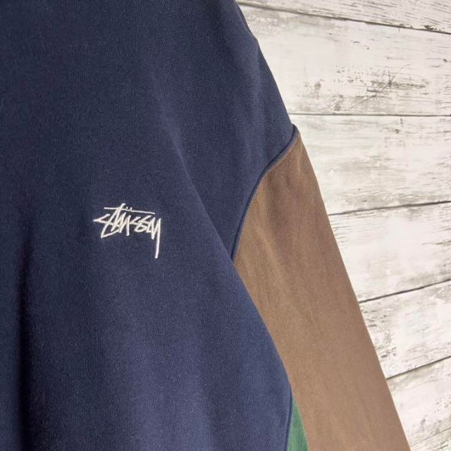 超希少カラー】STUSSY マルチカラー 即完売モデル 入手困難 パーカー L