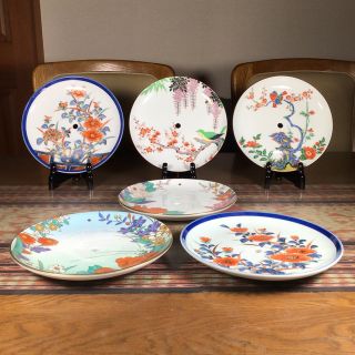 有田焼 華山 穴空き 大皿 6種6枚