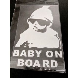 BABY ON BOARD ベビーオンボード ベビーインカー 防水 ステッカー(その他)