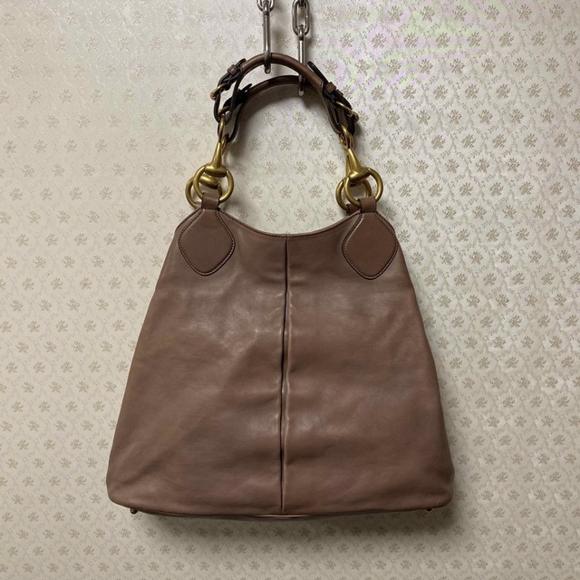 ⭐️良品⭐️GUCCI/ グッチ⭐️カーフレザー⭐️トートバッグ-