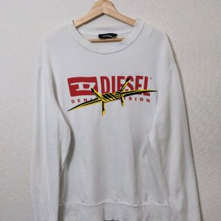 ディーゼル(DIESEL)のDIESEL　ディーゼル　刺繍　スウェット　トレーナー　S（L相当）　有刺鉄線(スウェット)