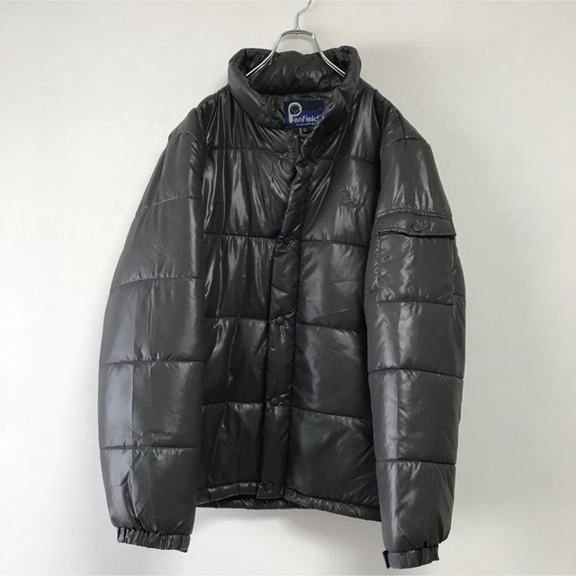 PEN FIELD(ペンフィールド)の美品 penfield 中綿 フード付きファーブルゾン チャコールグレー メンズのジャケット/アウター(ブルゾン)の商品写真