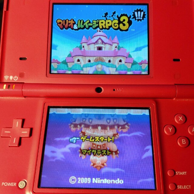 ニンテンドーDS(ニンテンドーDS)の★ぴっ様専用★Newスーパーマリオ  マリオ＆ルイージ  2本セット エンタメ/ホビーのゲームソフト/ゲーム機本体(携帯用ゲームソフト)の商品写真