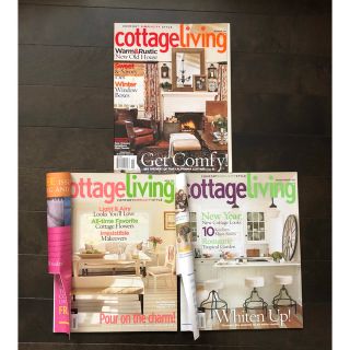 洋書 USA 雑誌 cottage living 3冊セット ④(洋書)