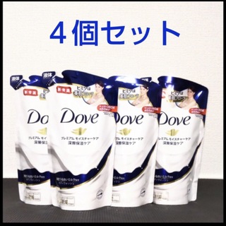 ダヴ(Dove（Unilever）)の【新品】【4個セット】ダヴ　ボディーウォッシュ詰め替え(360g)(ボディソープ/石鹸)