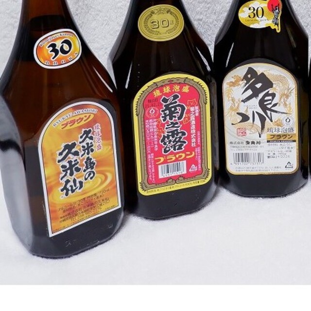 ☆沖縄応援☆泡盛30度「6銘酒飲み比べ 離島編」720ml（1本1160円）