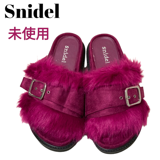 SNIDEL(スナイデル)の【未使用】　レディース　靴　シューズ　サンダル　25cm ピンク snidel レディースの靴/シューズ(サンダル)の商品写真