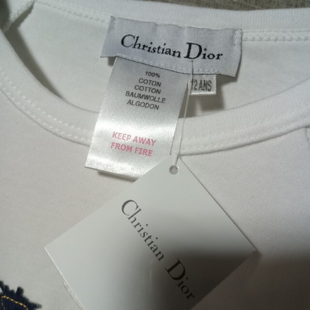 Christian Dior(クリスチャンディオール)の★新品未使用 クリスチャンディオール  キッズサイズ 12A Ｓ～Ｍの方 レディースのトップス(Tシャツ(半袖/袖なし))の商品写真