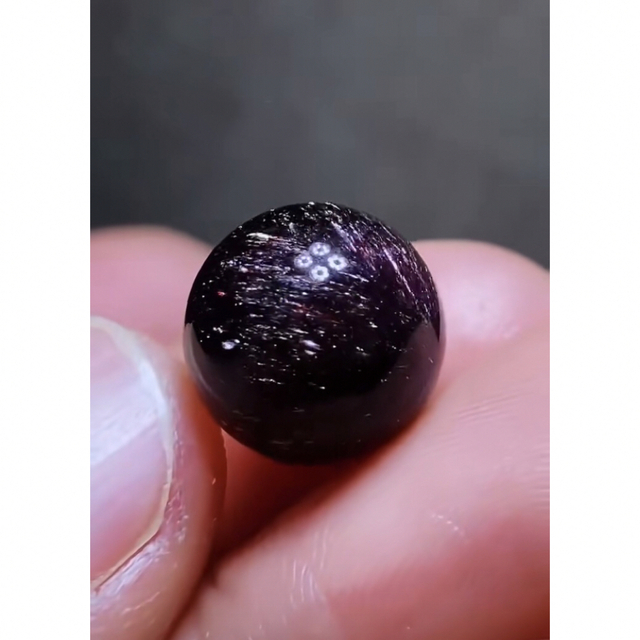 ⭐︎【高級】フラワー パープルルチル スーパーセブン 丸玉 12.2mm ⭐︎【高級】フラワー パープルルチル スーパーセブン 丸玉 12.2mm