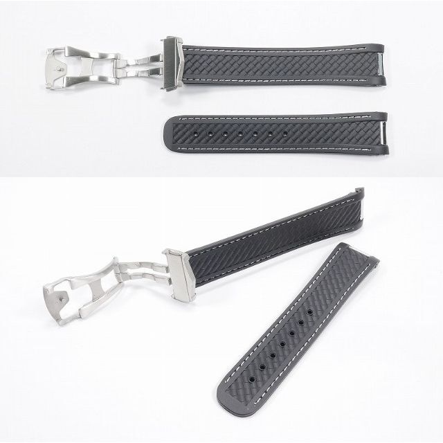 オメガ スピードマスター用 互換ラバーベルト バックル付き 赤文字 19mm ラバーベルト | reroupa.com.br
