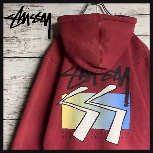 STUSSY - 【即完売モデル】 STUSSY バックプリント 希少デザイン 入手