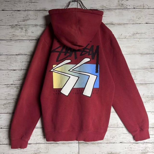 【即完売モデル】 STUSSY バックプリント 希少デザイン 入手困難
