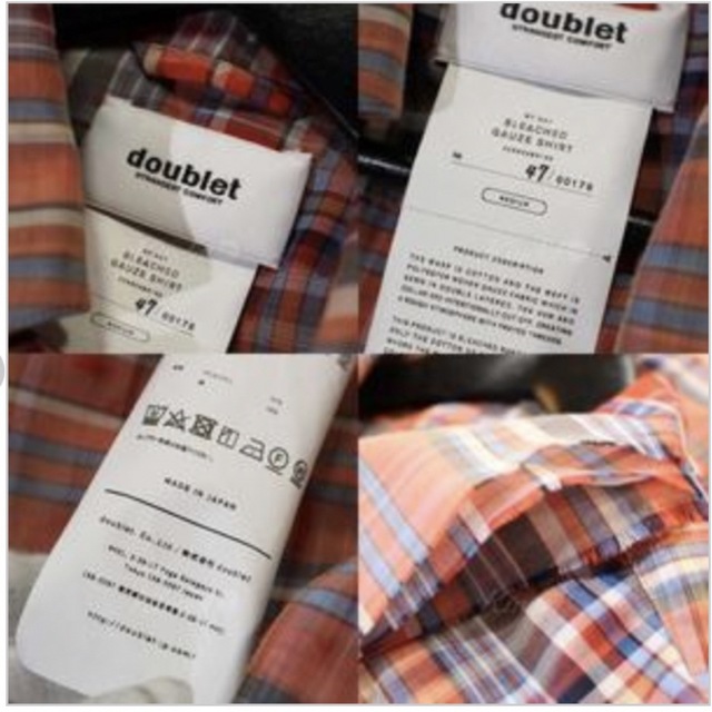 正規品販売! doublet bleached gauze shirt tdh-latinoamerica.de