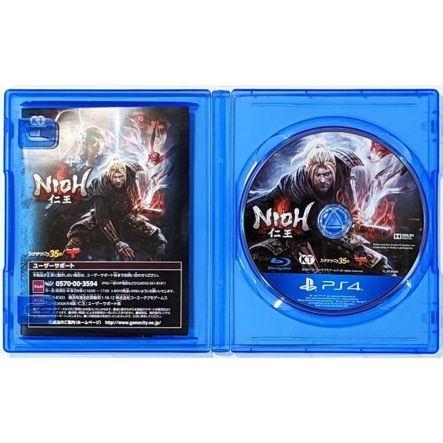 Koei Tecmo Games(コーエーテクモゲームス)のPS4　仁王　NIOH エンタメ/ホビーのゲームソフト/ゲーム機本体(家庭用ゲームソフト)の商品写真