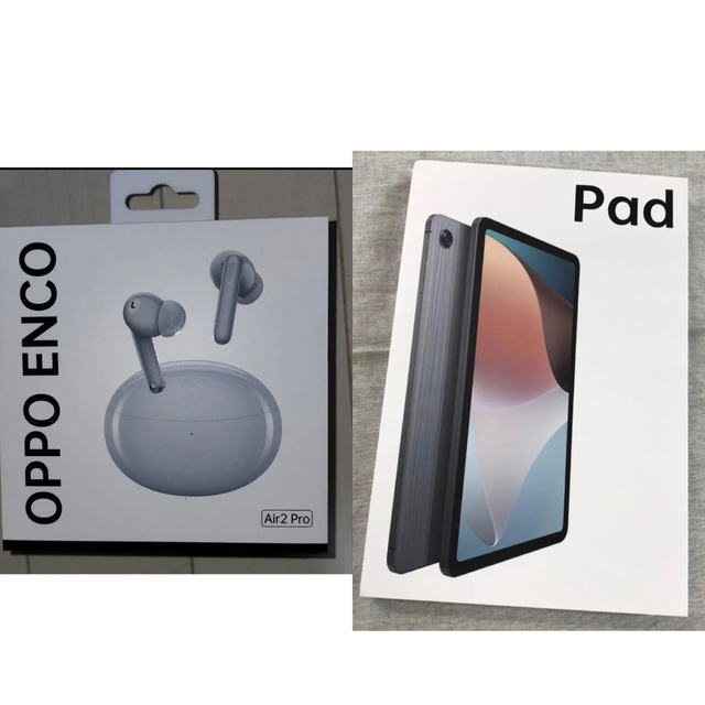 OPPO Pad Air タブレットとoppoフルワイヤレスイヤホンの通販 by ヘイヘイヘイ's shop｜ラクマ