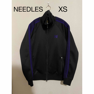 ニードルス(Needles)のneedles トラックジャケット　ブラック　パープル(ジャージ)