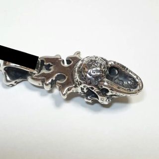 BWL グラフィティラージグッドラックスカルウィズクラウン ペンダント カスタム